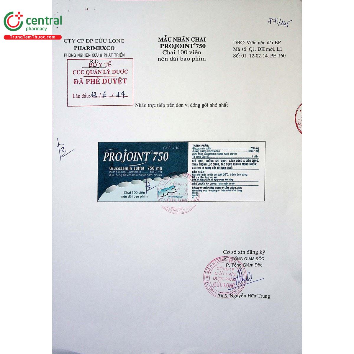 thuoc projoint 750 9 G2251 thuoc projoint 750 9 G2251