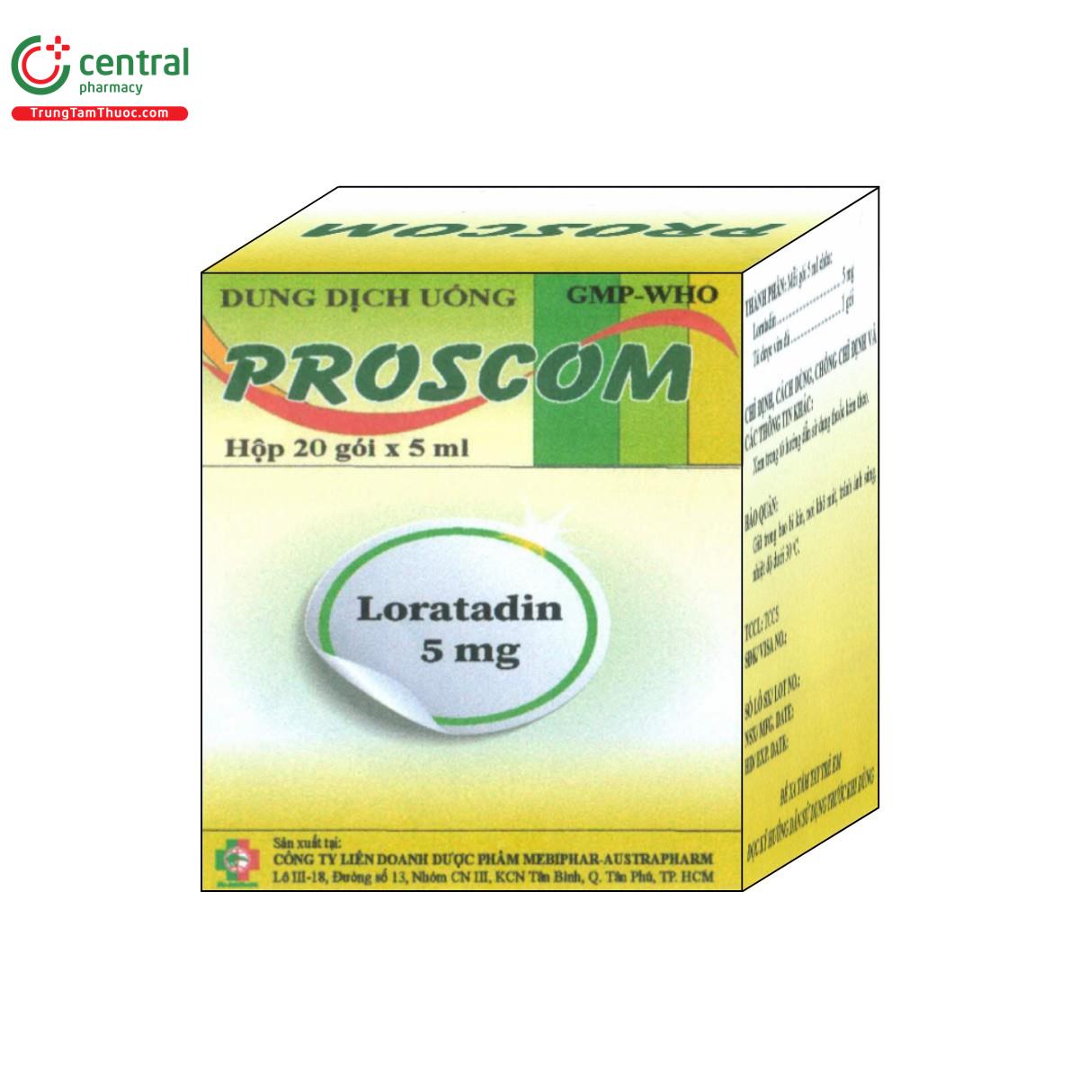 thuoc proscom 5mg 5ml O6526