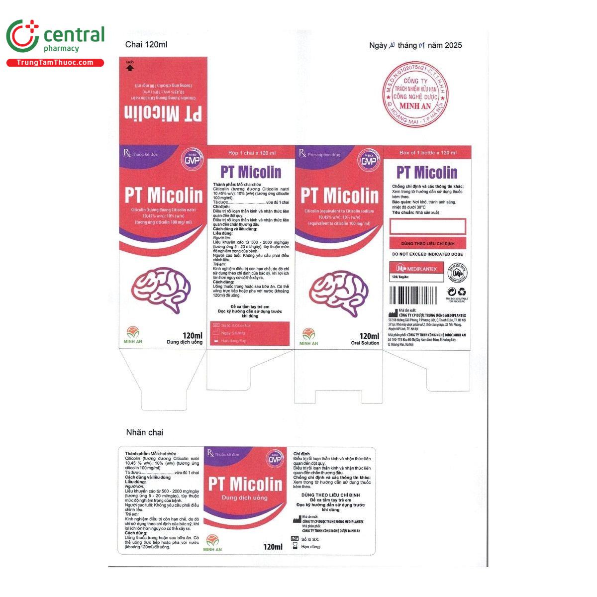 thuoc pt micolin 100mg ml 4 M5526