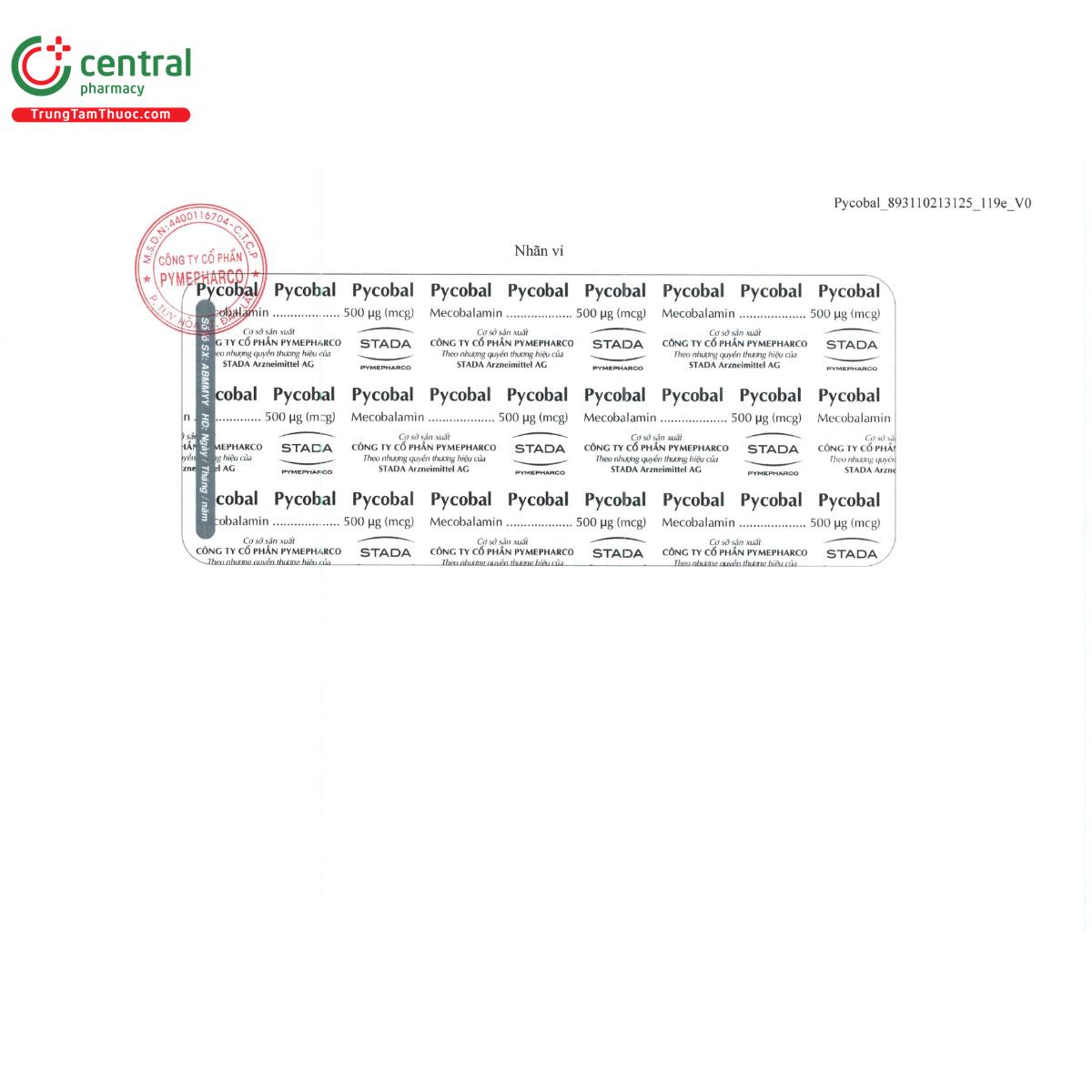 thuoc pycobal 500mcg 4 O5260
