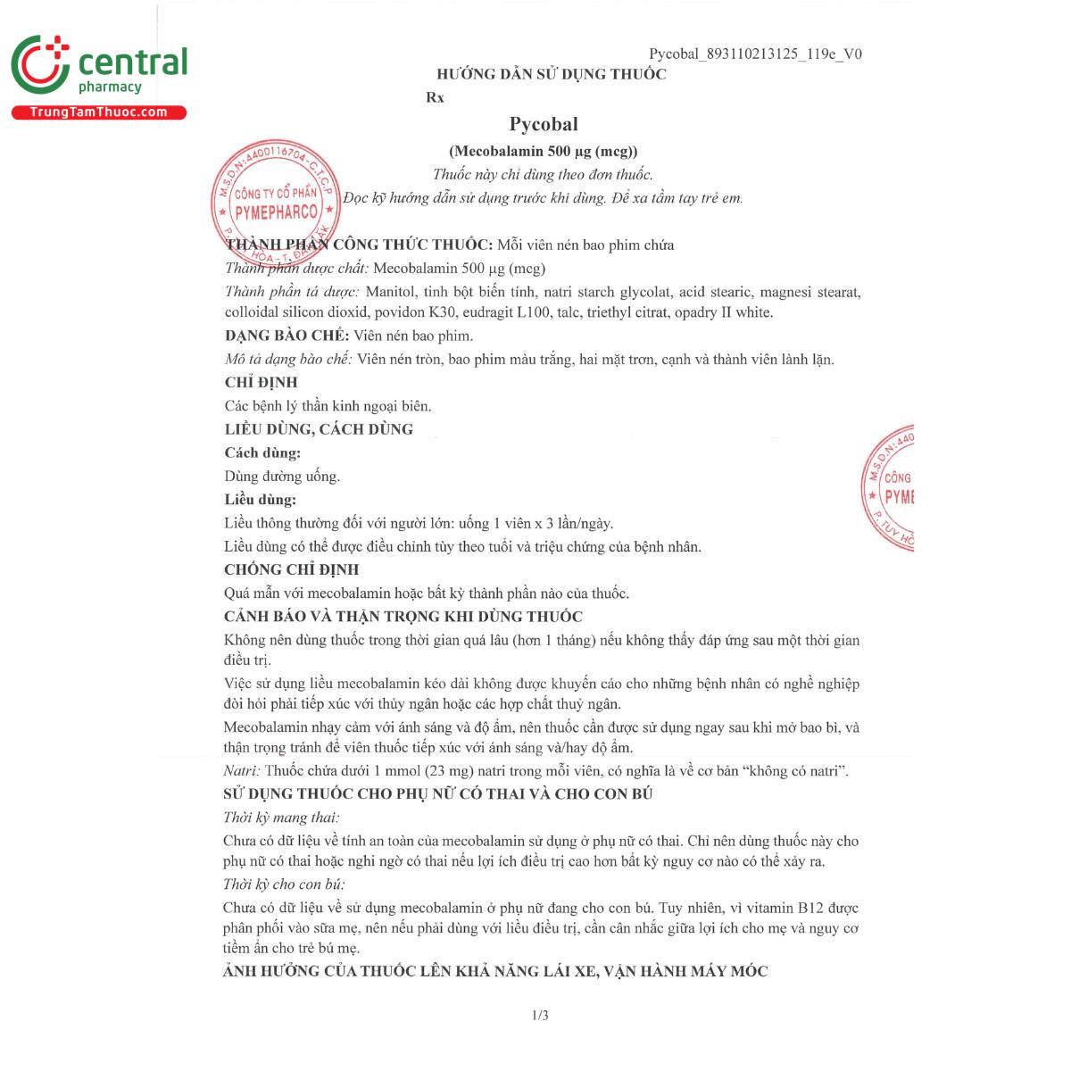 thuoc pycobal 500mcg 5 U8806