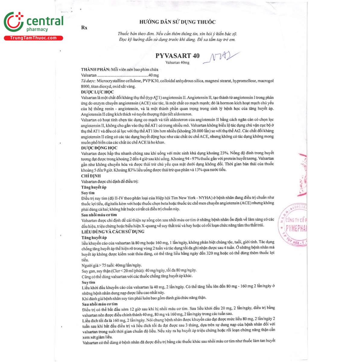 thuoc pyvasart 40 4 T7663 thuoc pyvasart 40 4 T7663