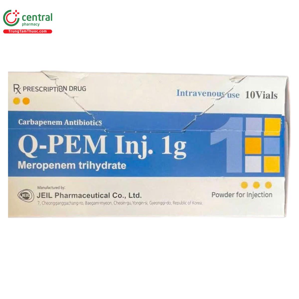 thuoc q pem injection 1g A0355