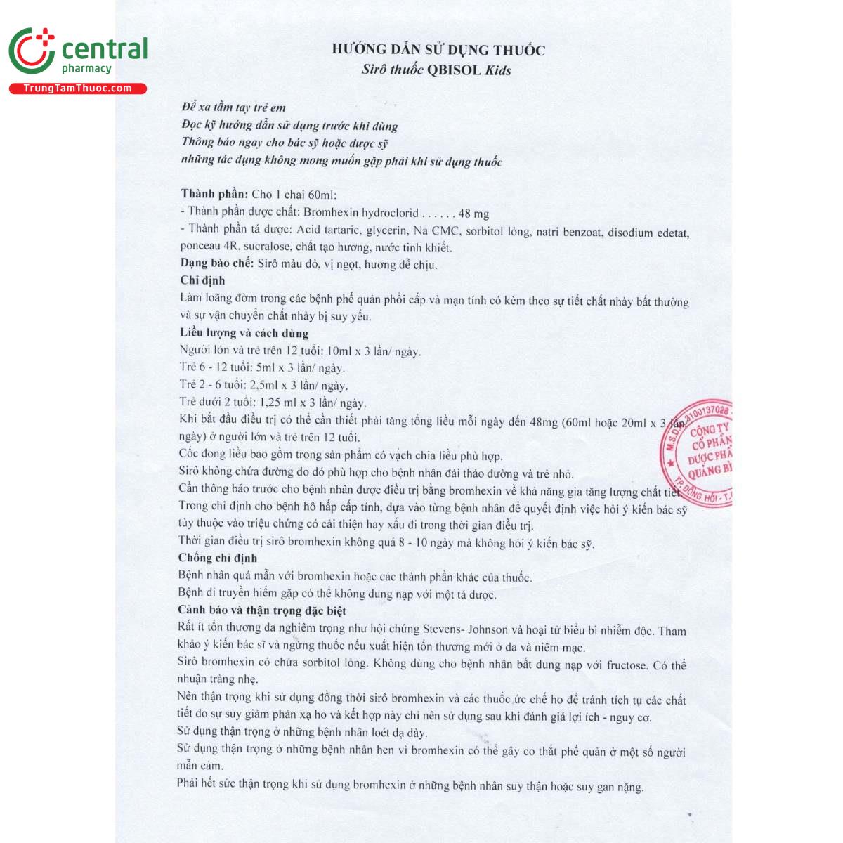 thuoc qbisol kids 4mg 5ml 2 F2280