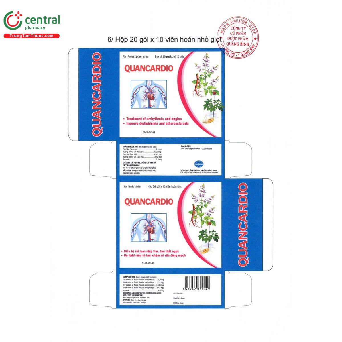 thuoc quancardio 6 Q6347 thuoc quancardio 6 Q6347