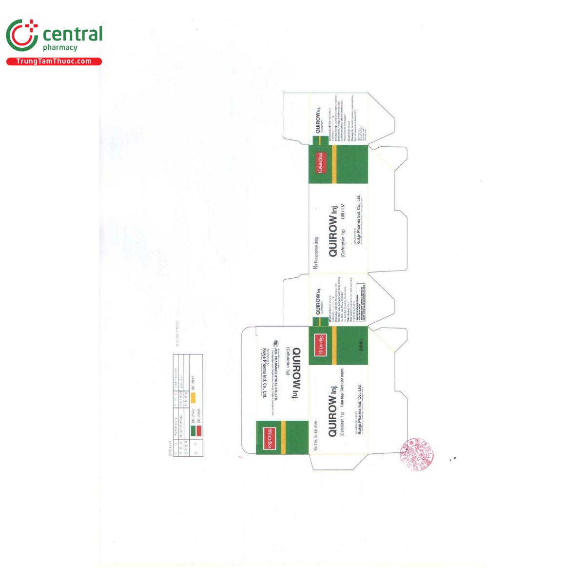 thuoc quirow inj 1g 2 T8723