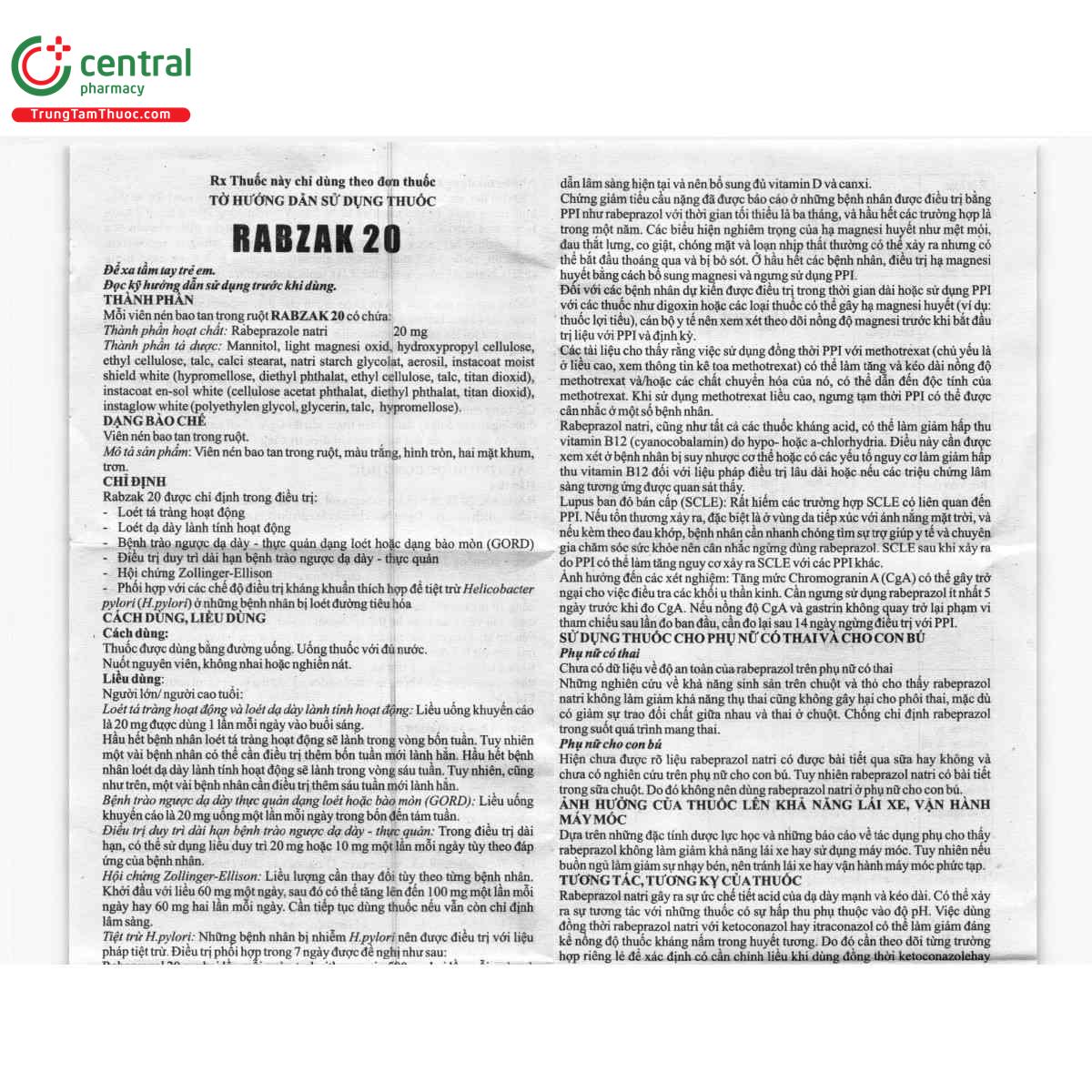 thuoc rabzak 20 6 M5355