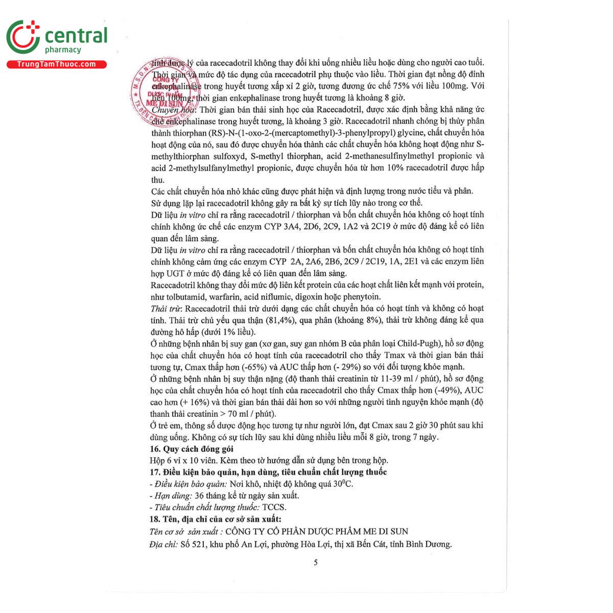 thuoc racecadotril mds 175mg 7 D1117 thuoc racecadotril mds 175mg 7 D1117