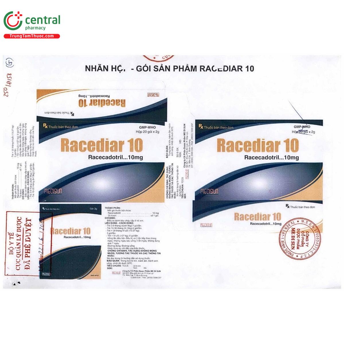 thuoc racediar 10 2 U8072 thuoc racediar 10 2 U8072