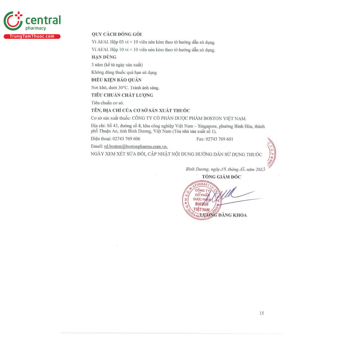 thuoc ramiboston 15 M5715