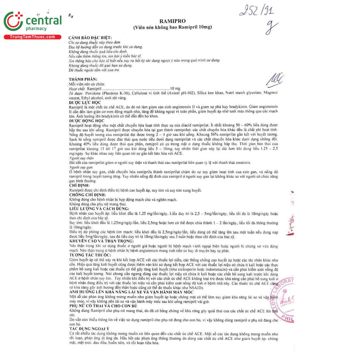 thuoc ramipro 10mg lloyd 4 A0011 thuoc ramipro 10mg lloyd 4 A0011