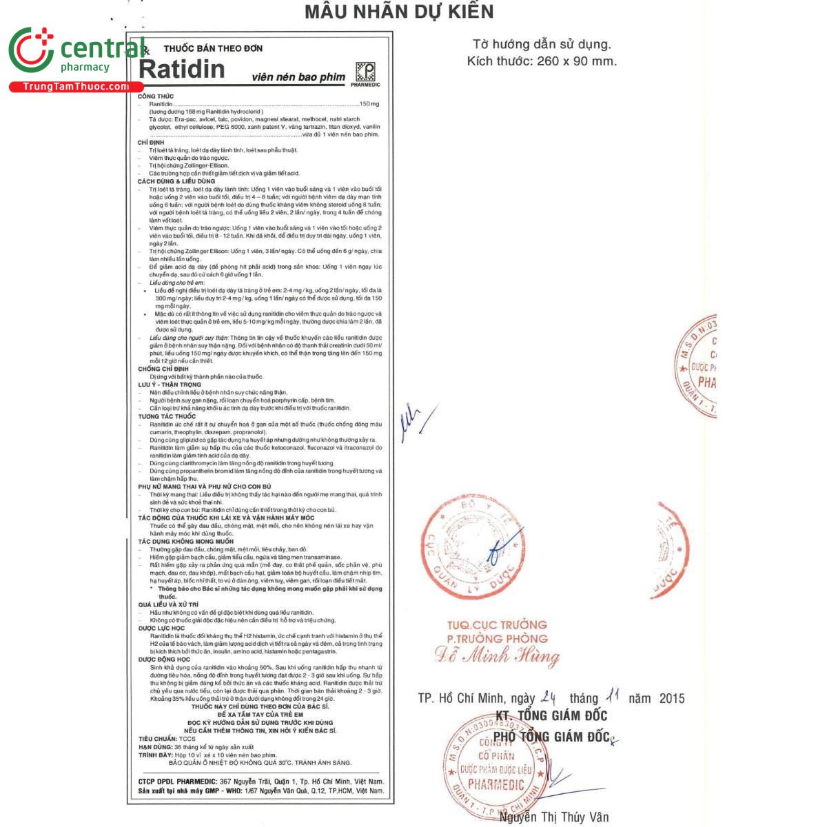 thuoc ratidin 150mg 9 C0344 thuoc ratidin 150mg 9 C0344