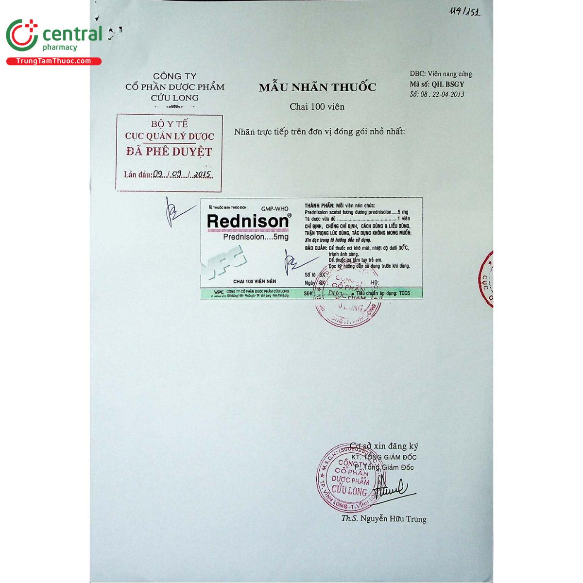 thuoc rednison 5 3 C1417 thuoc rednison 5 3 C1417