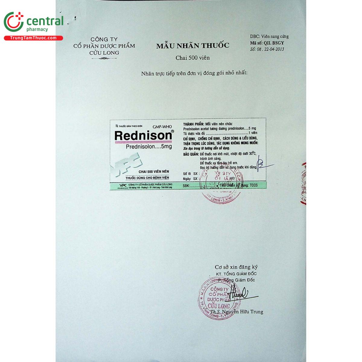 thuoc rednison 5 4 F2506 thuoc rednison 5 4 F2506