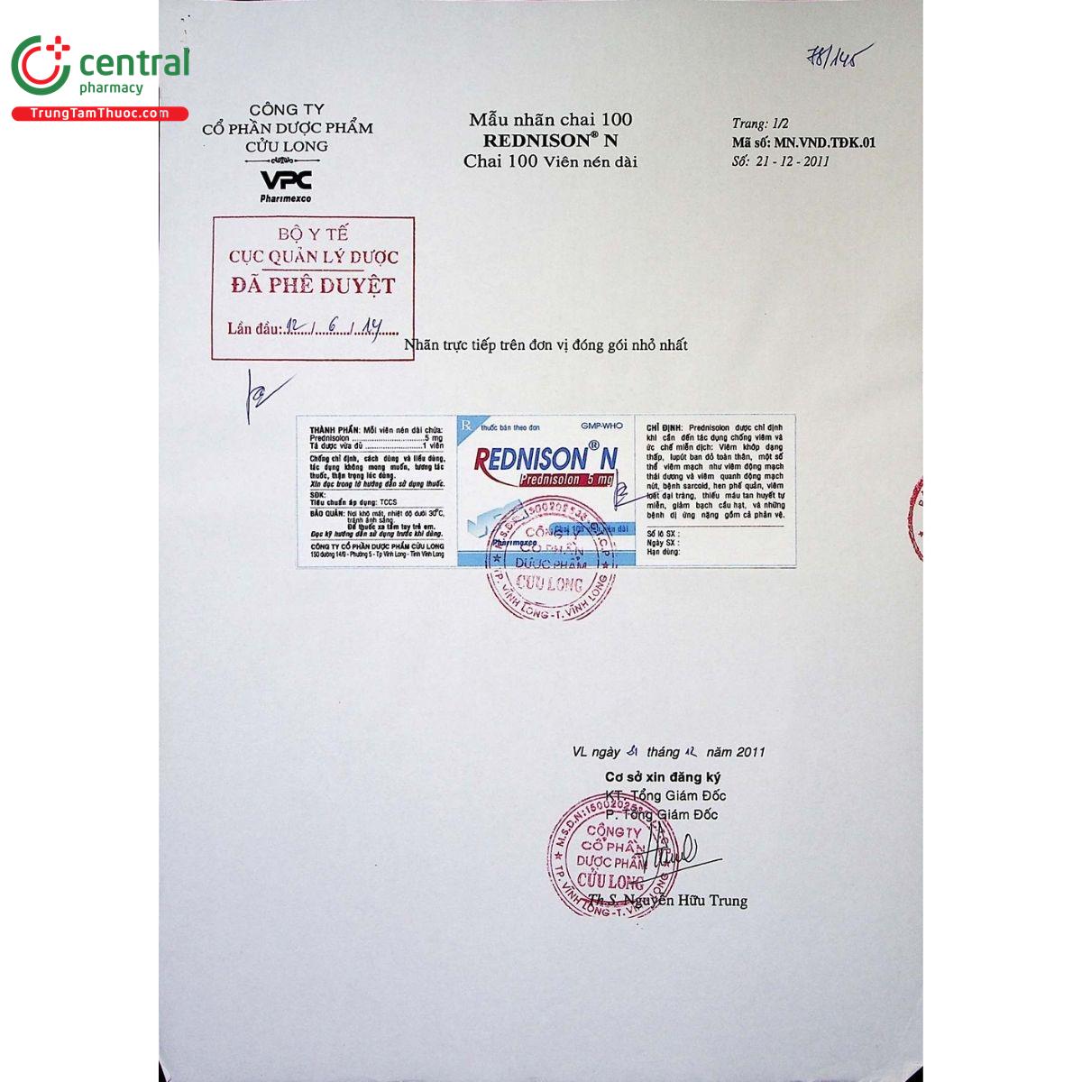 thuoc rednison n 4 K4661 thuoc rednison n 4 K4661