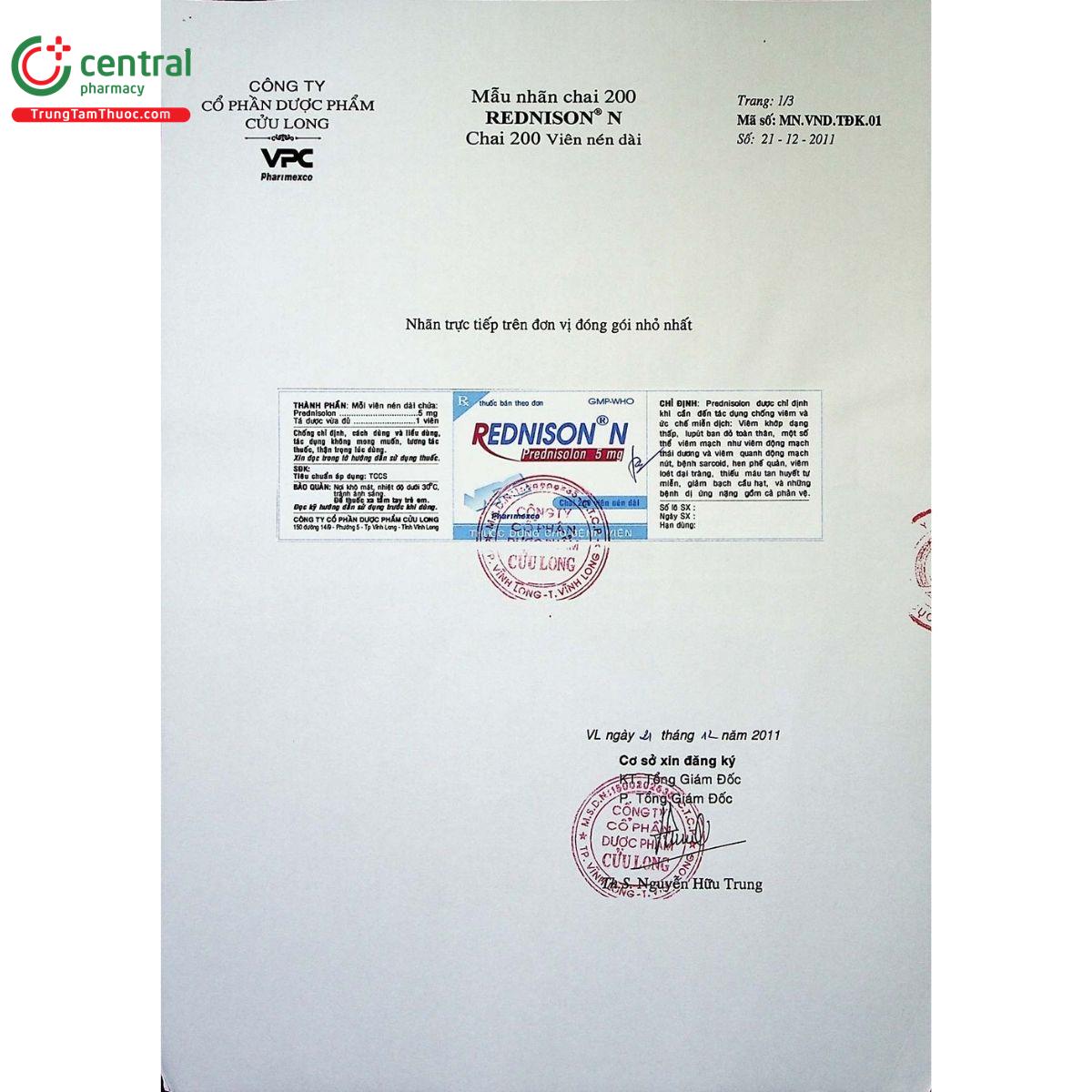 thuoc rednison n 5 R7307 thuoc rednison n 5 R7307