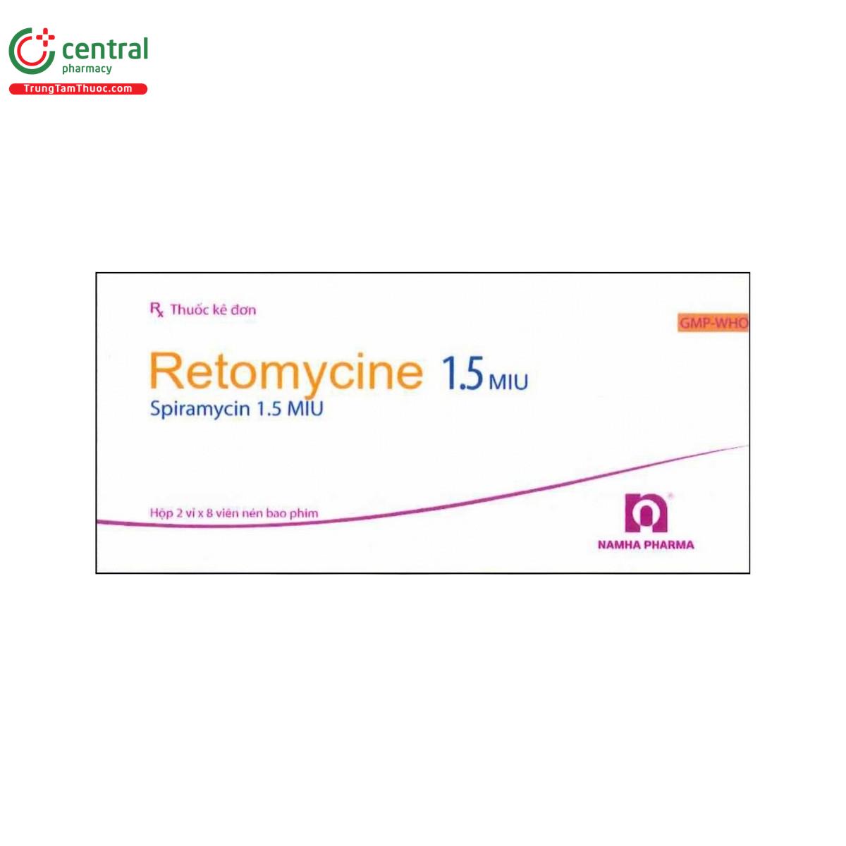 thuoc retomycine 15miu C1086