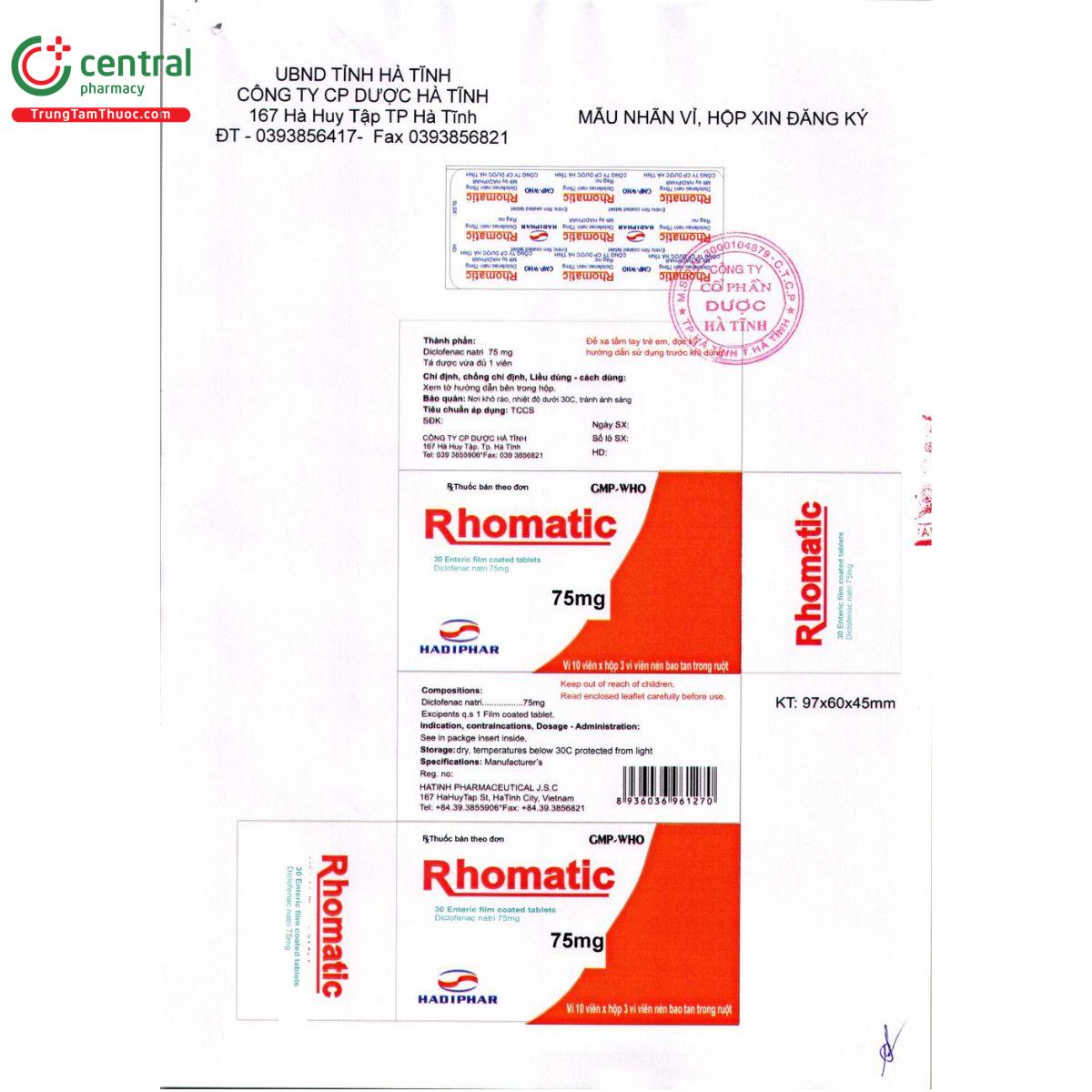 thuoc rhomatic 75mg 4 J3770 thuoc rhomatic 75mg 4 J3770