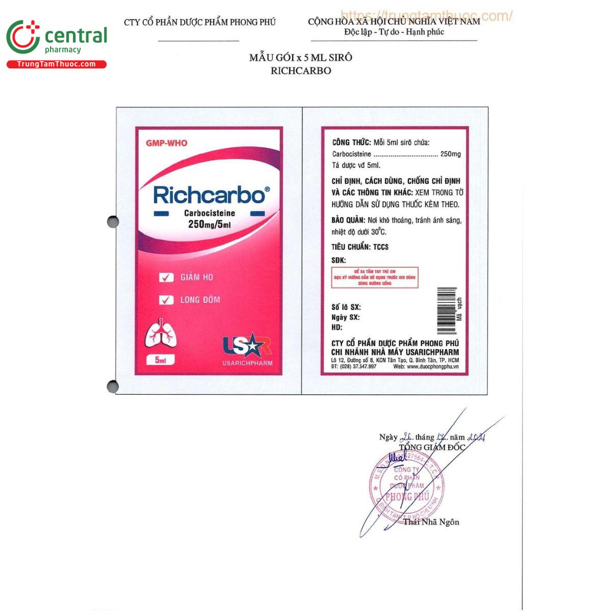 thuoc richcarbo 10 D1656