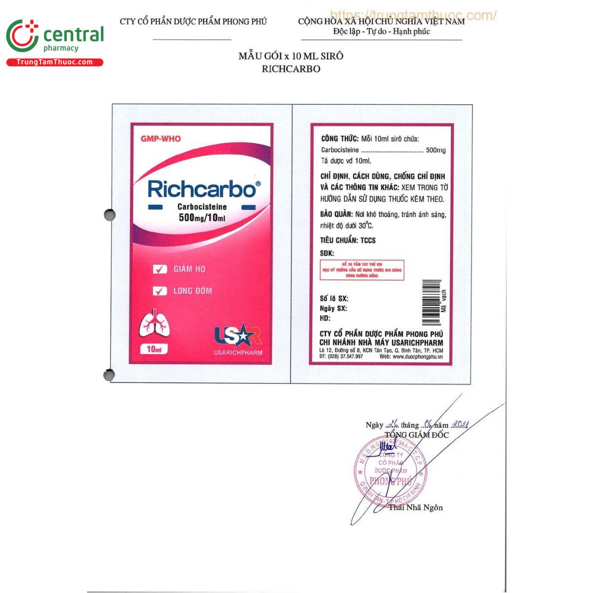 thuoc richcarbo 13 F2646