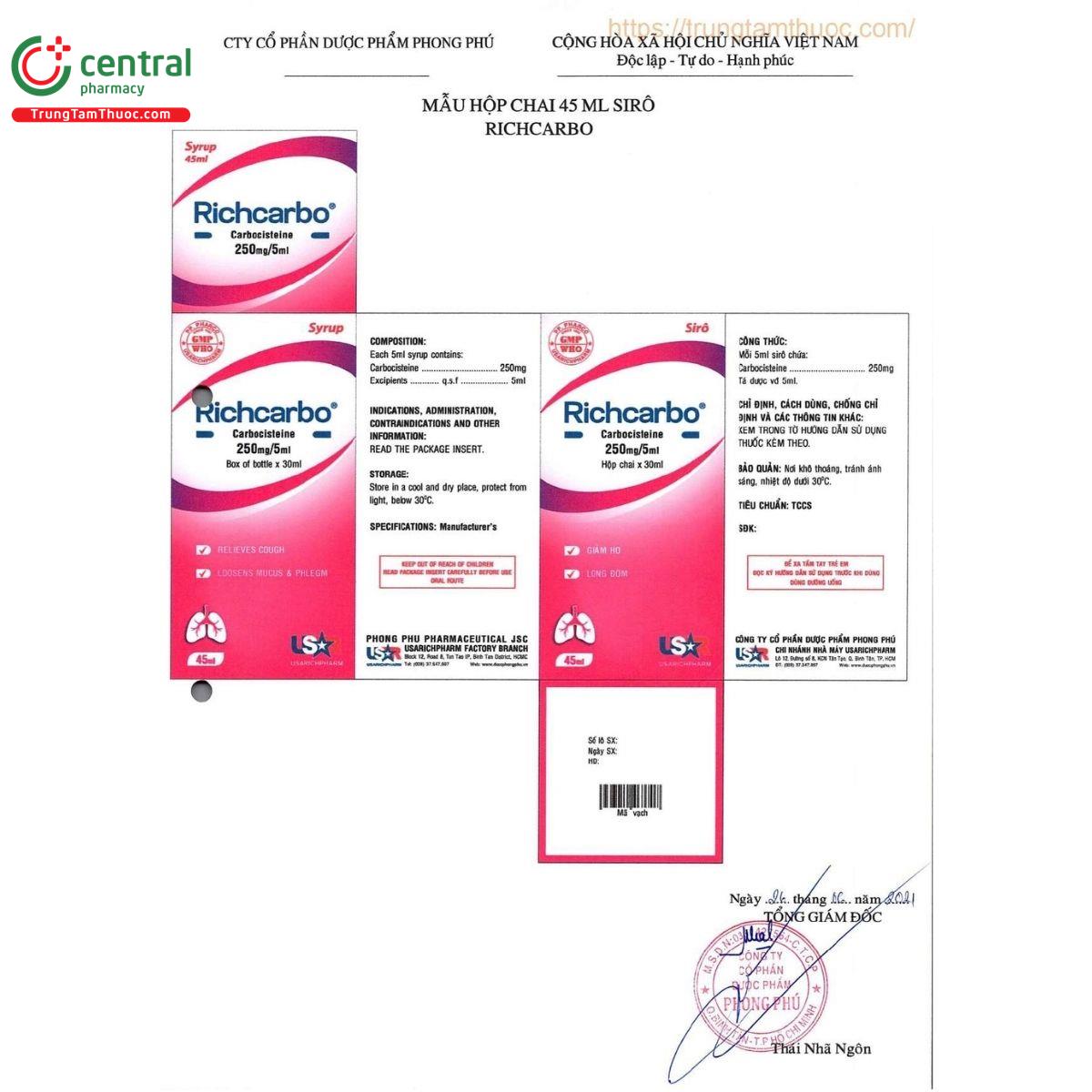 thuoc richcarbo 4 V8677