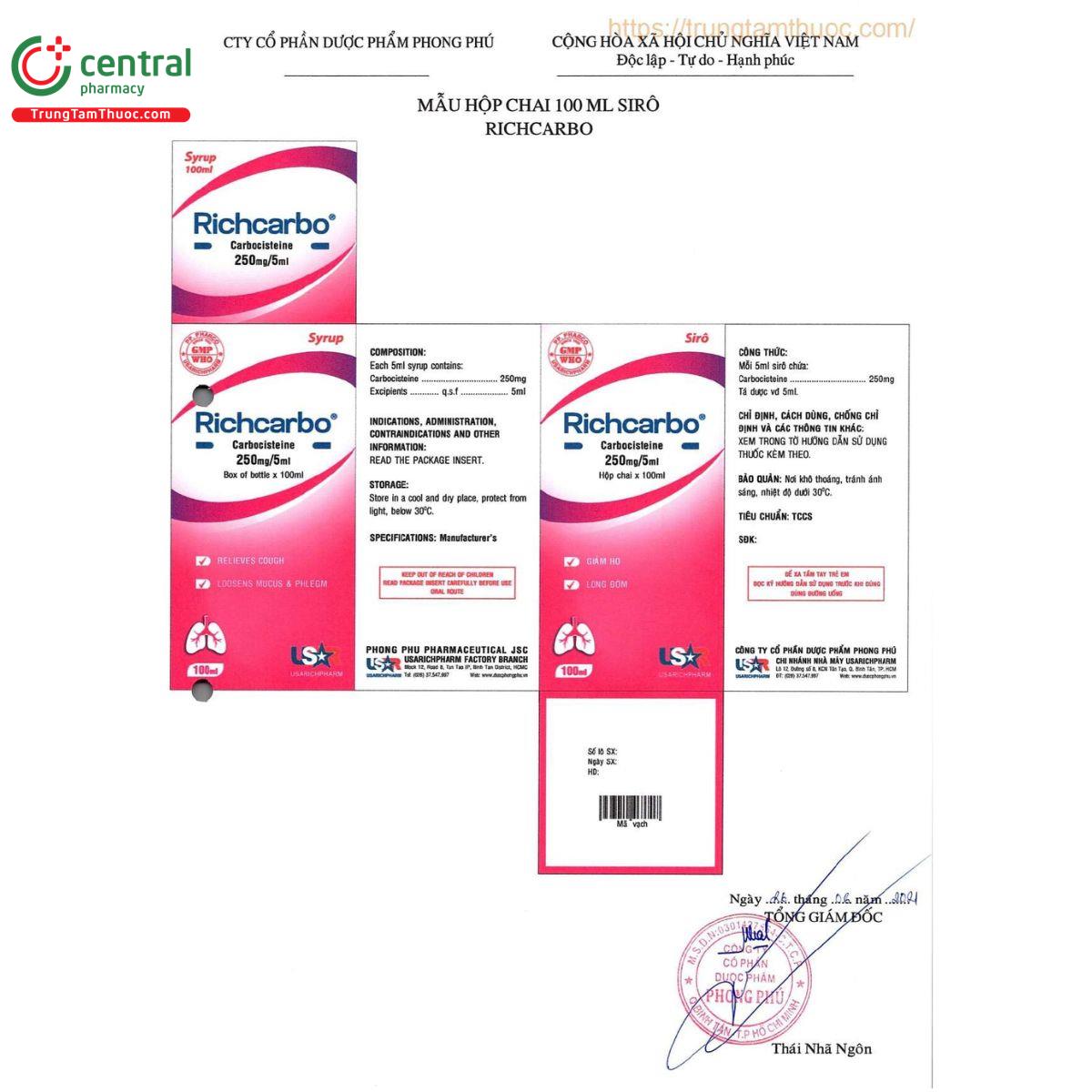 thuoc richcarbo 8 Q6021