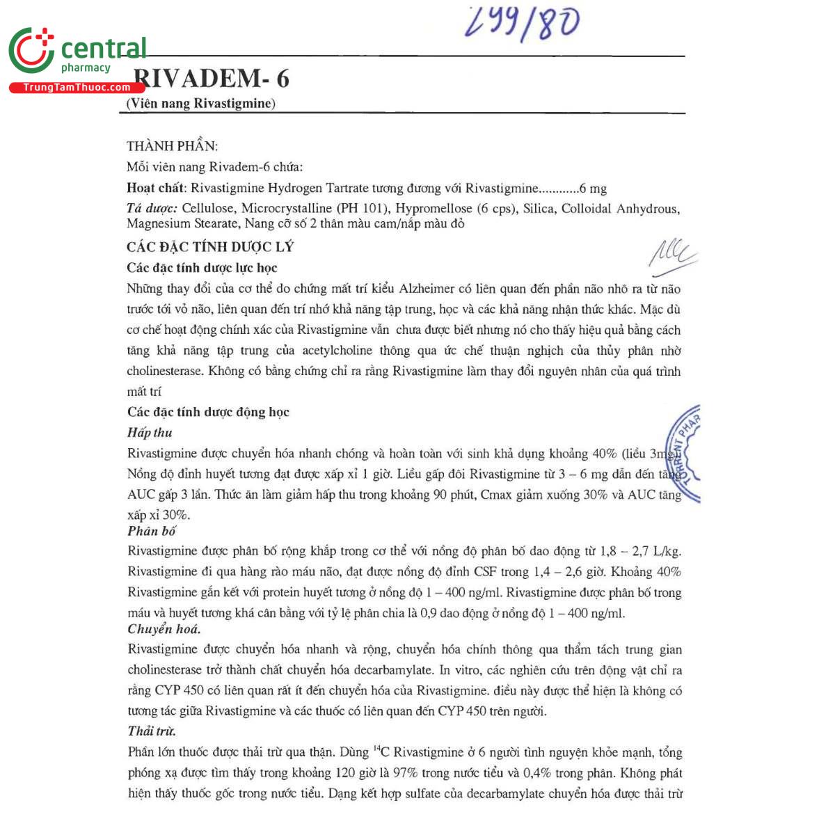 thuoc rivadem 6 4 Q6571 thuoc rivadem 6 4 Q6571