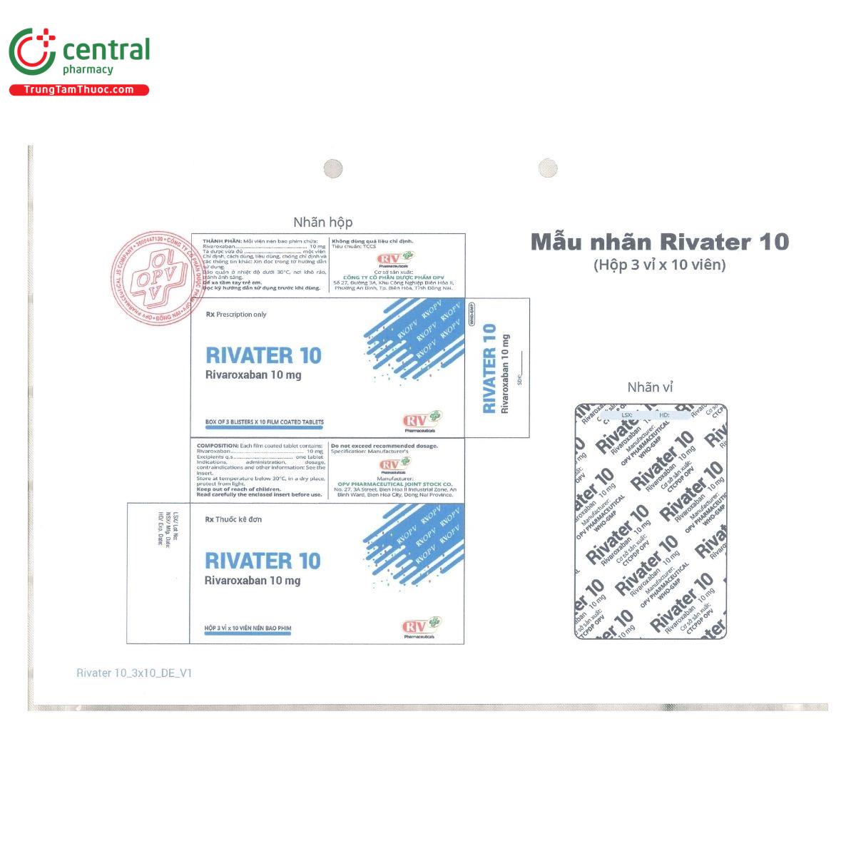 thuoc rivater 10 2 B0800