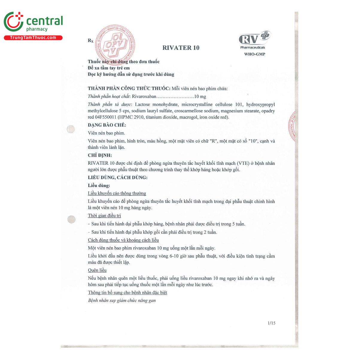 thuoc rivater 10 3 Q6263