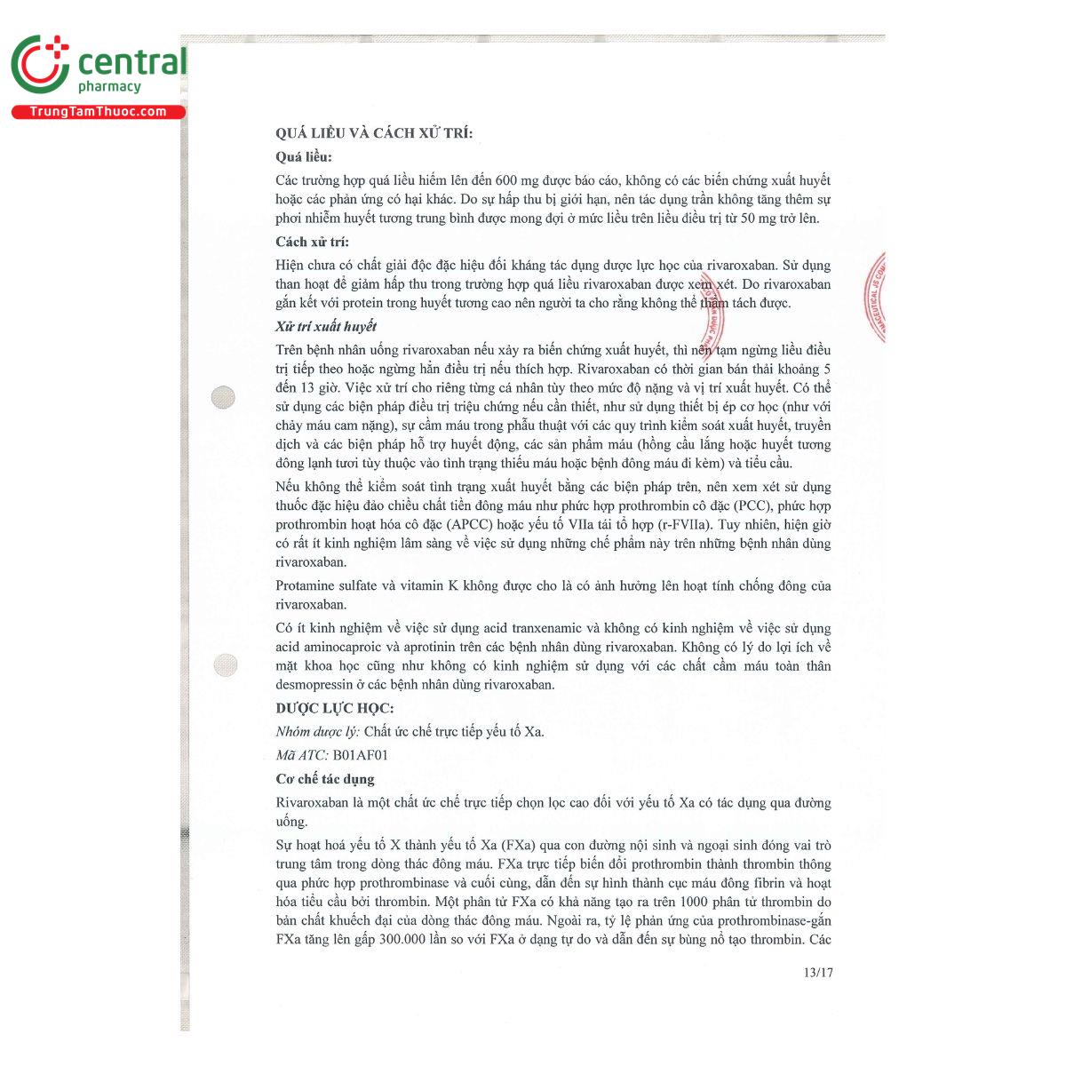 thuoc rivater 15 15 D1301