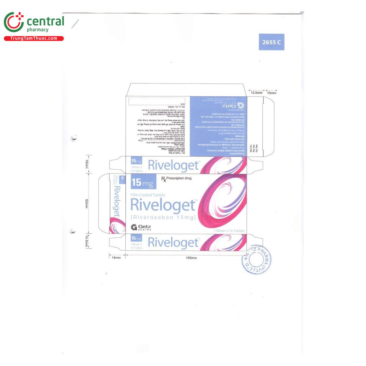 thuoc riveloget tablets 15mg 2 P6252