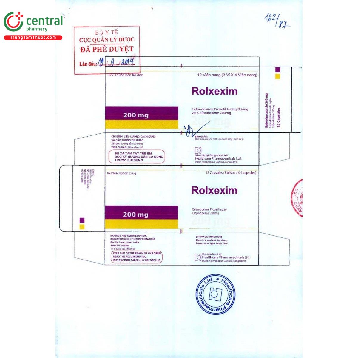 thuoc rolxexim 200mg 2 B0617 thuoc rolxexim 200mg 2 B0617