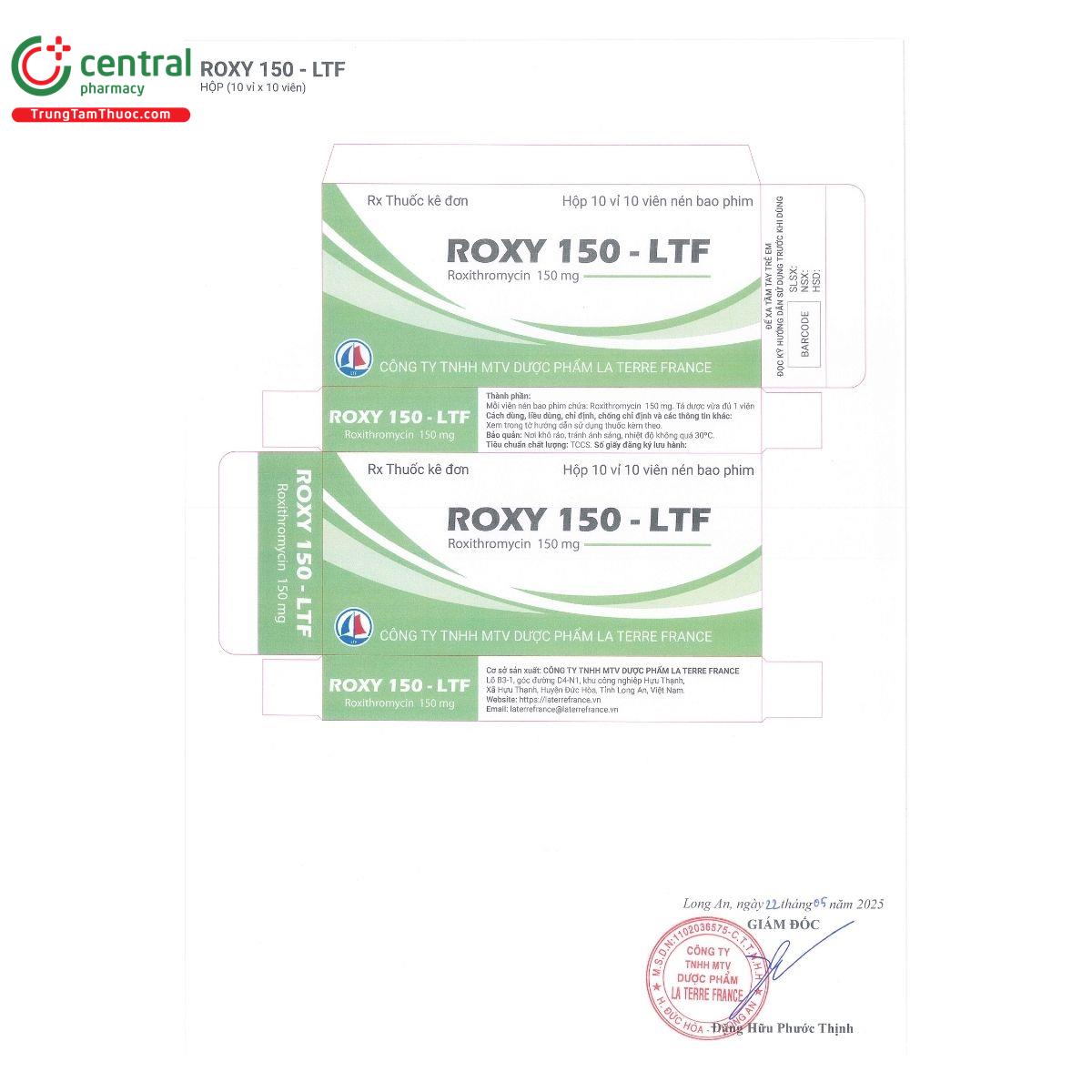 thuoc roxy 150 ltf 2 O5533 thuoc roxy 150 ltf 2 O5533