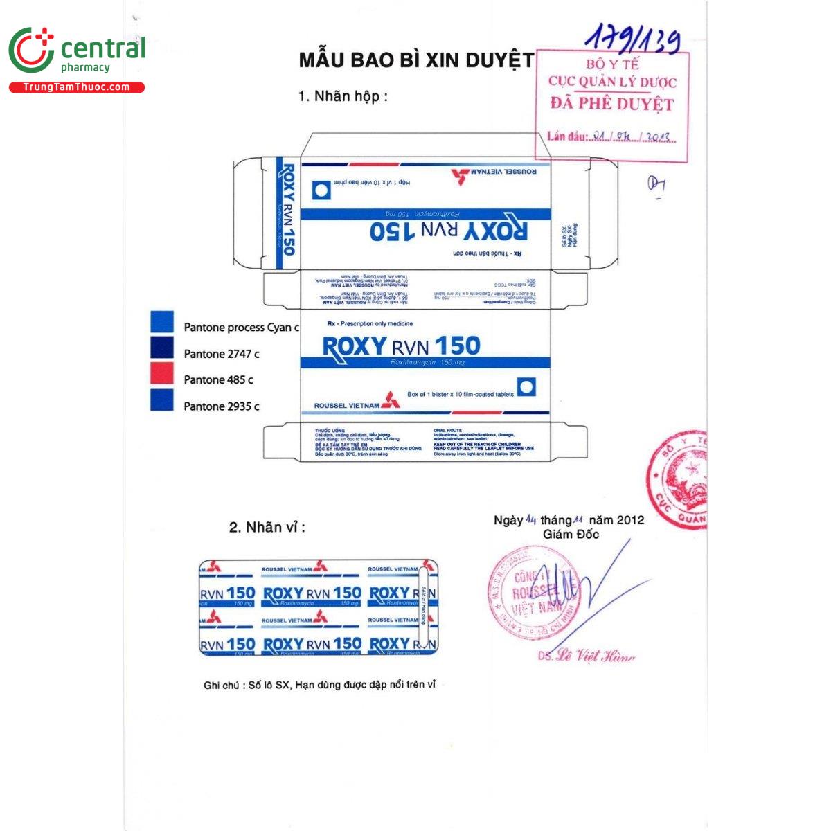 thuoc roxy rvn 150 3 N5454 thuoc roxy rvn 150 3 N5454
