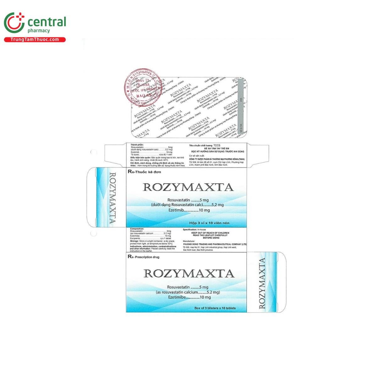 thuoc rozymaxta 10 5 2 H3780 thuoc rozymaxta 10 5 2 H3780