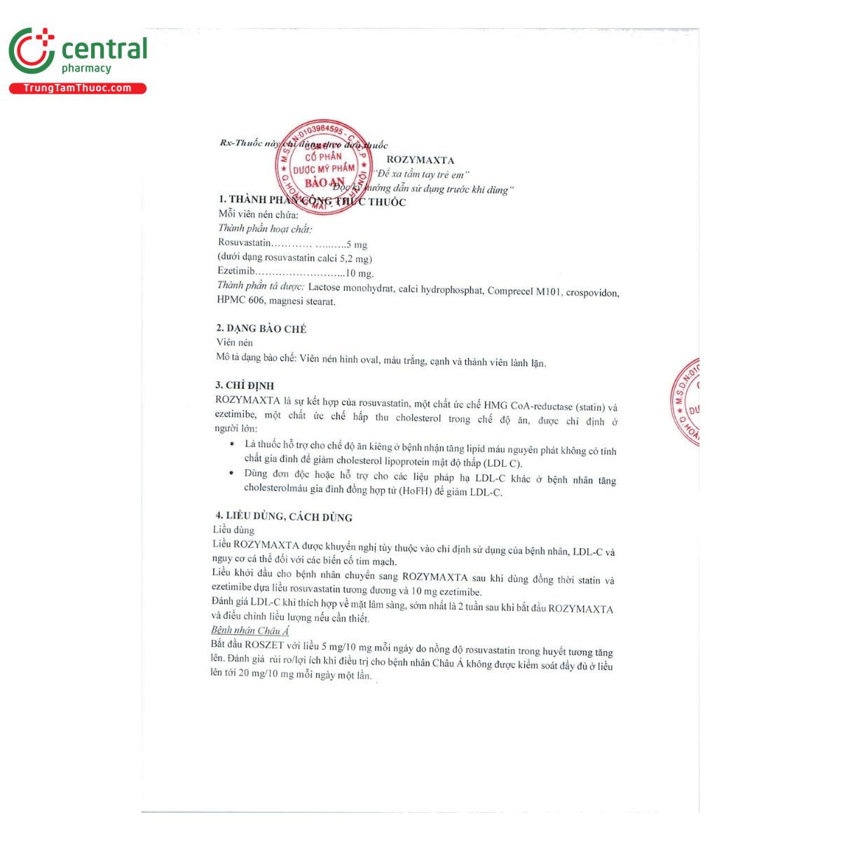 thuoc rozymaxta 10 5 3 E1317 thuoc rozymaxta 10 5 3 E1317