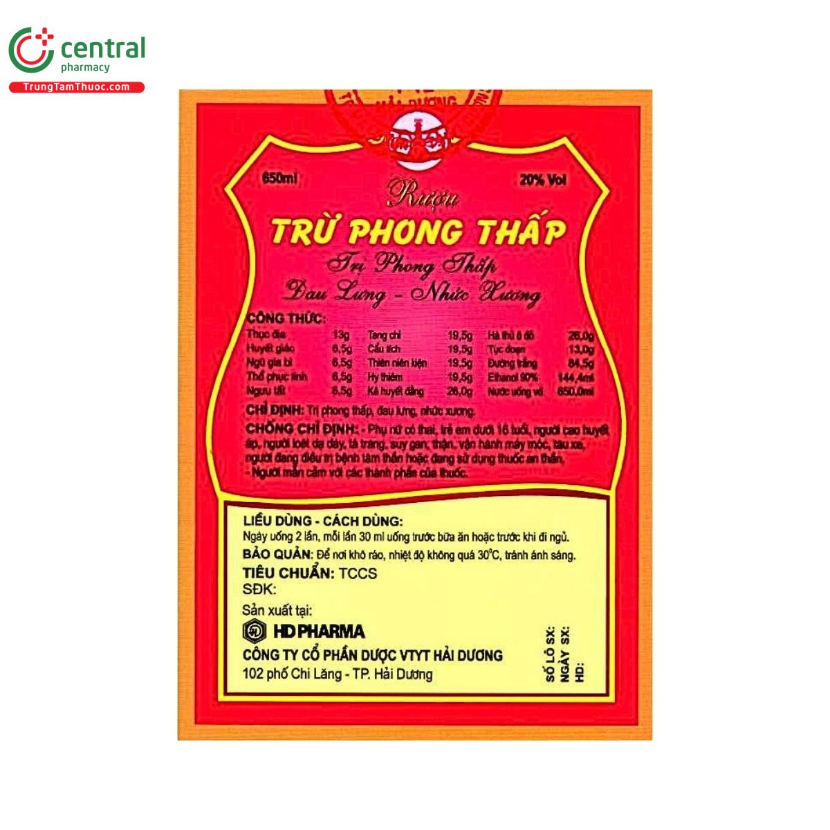 thuoc ruou tru phong thap hdpharma 1 Q6227 thuoc ruou tru phong thap hdpharma 1 Q6227