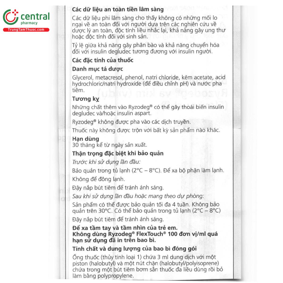 thuoc ryzodeg flextouch 100u ml 15 G2608