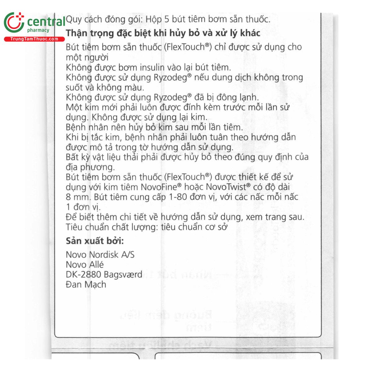 thuoc ryzodeg flextouch 100u ml 16 G2764