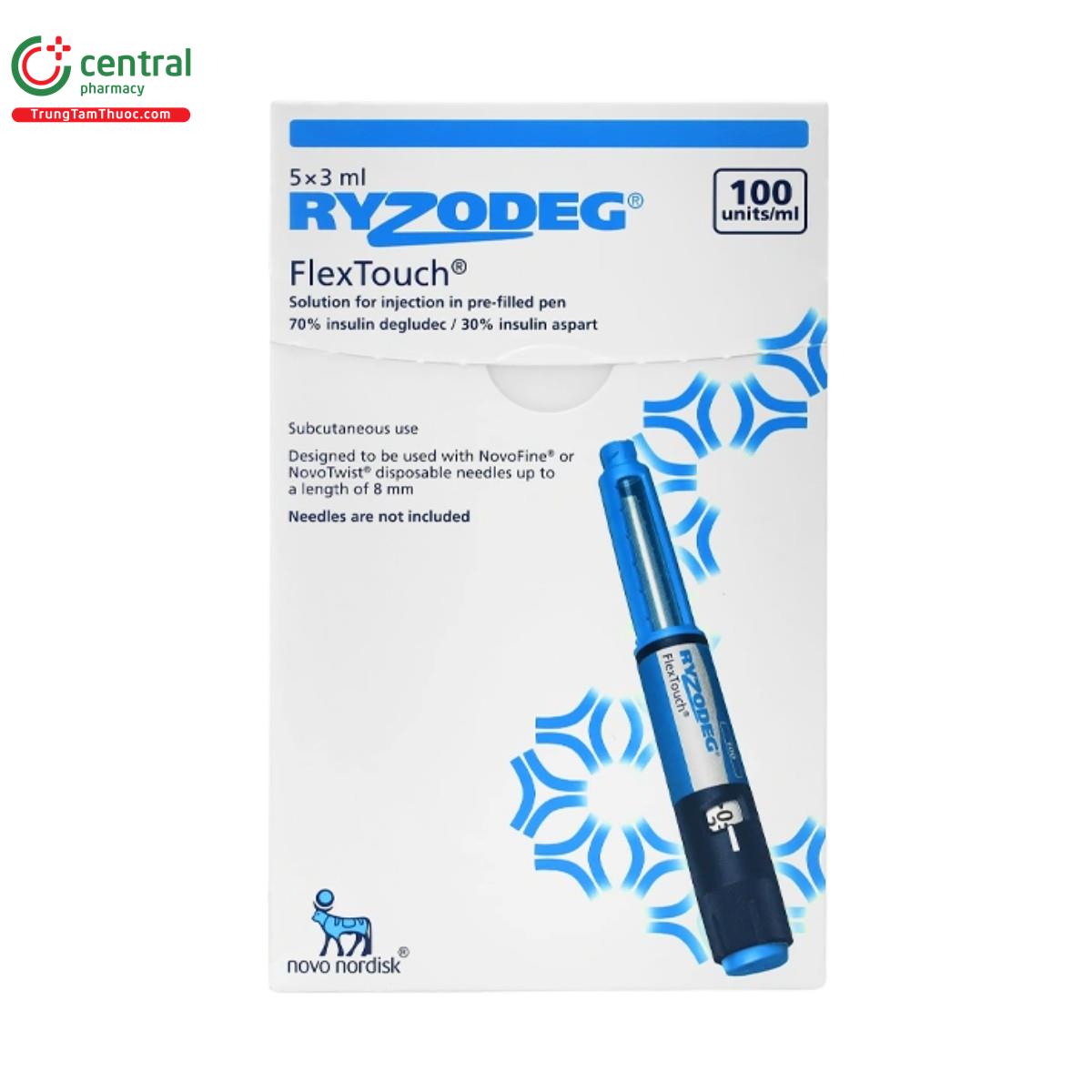 thuoc ryzodeg flextouch 100u ml 3 H3811