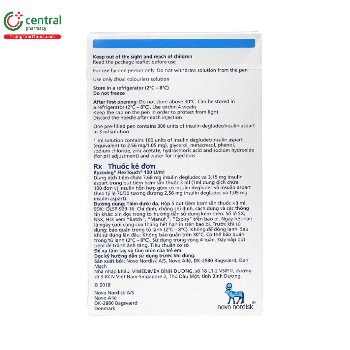 thuoc ryzodeg flextouch 100u ml 5 V8284