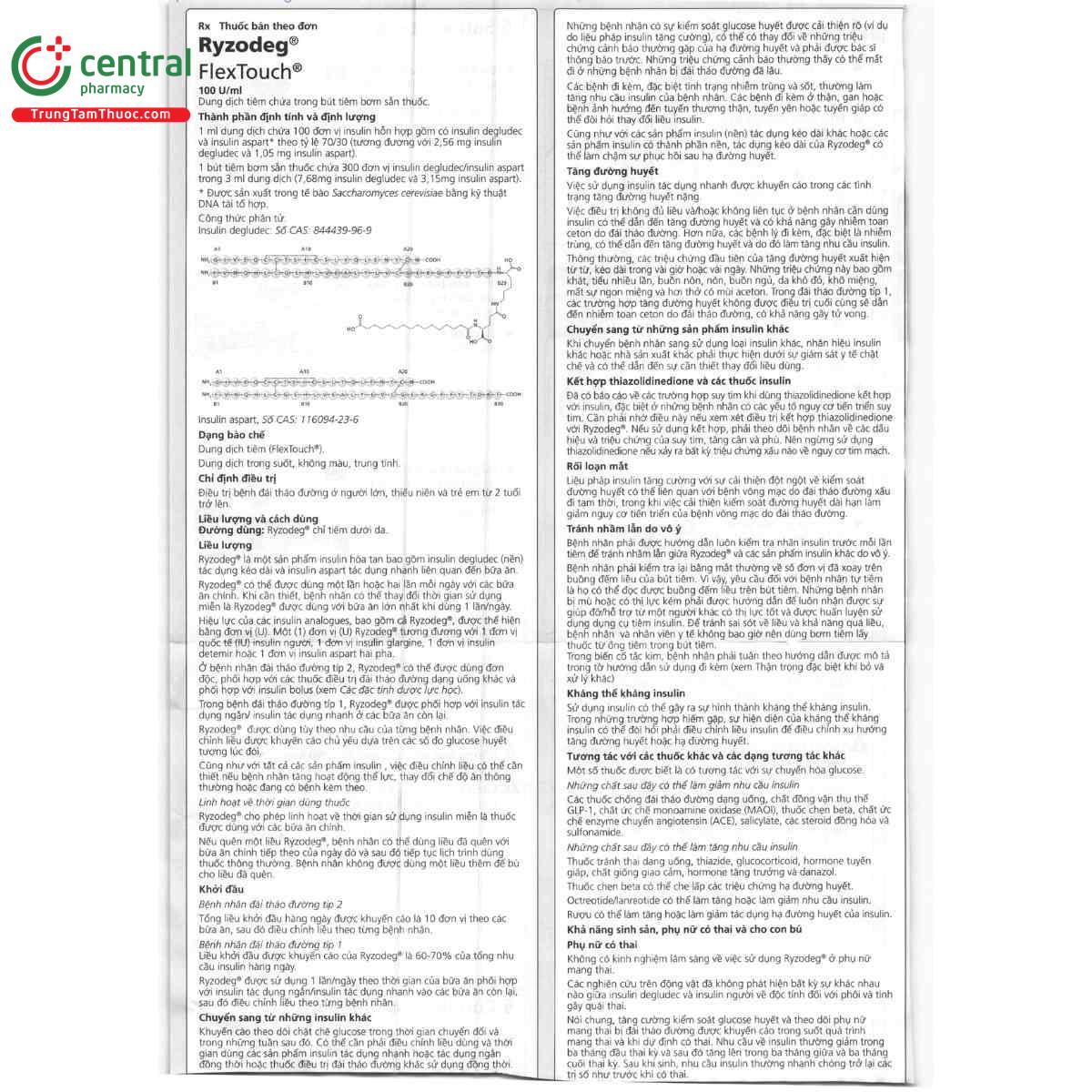 thuoc ryzodeg flextouch 100u ml 7 Q6215