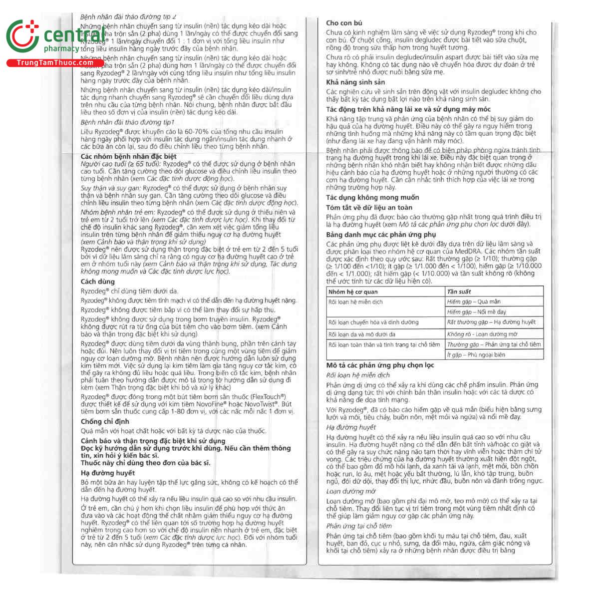 thuoc ryzodeg flextouch 100u ml 8 T7204