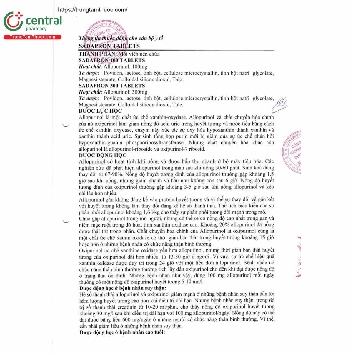 thuoc sadapron 100 13 C0845 thuoc sadapron 100 13 C0845