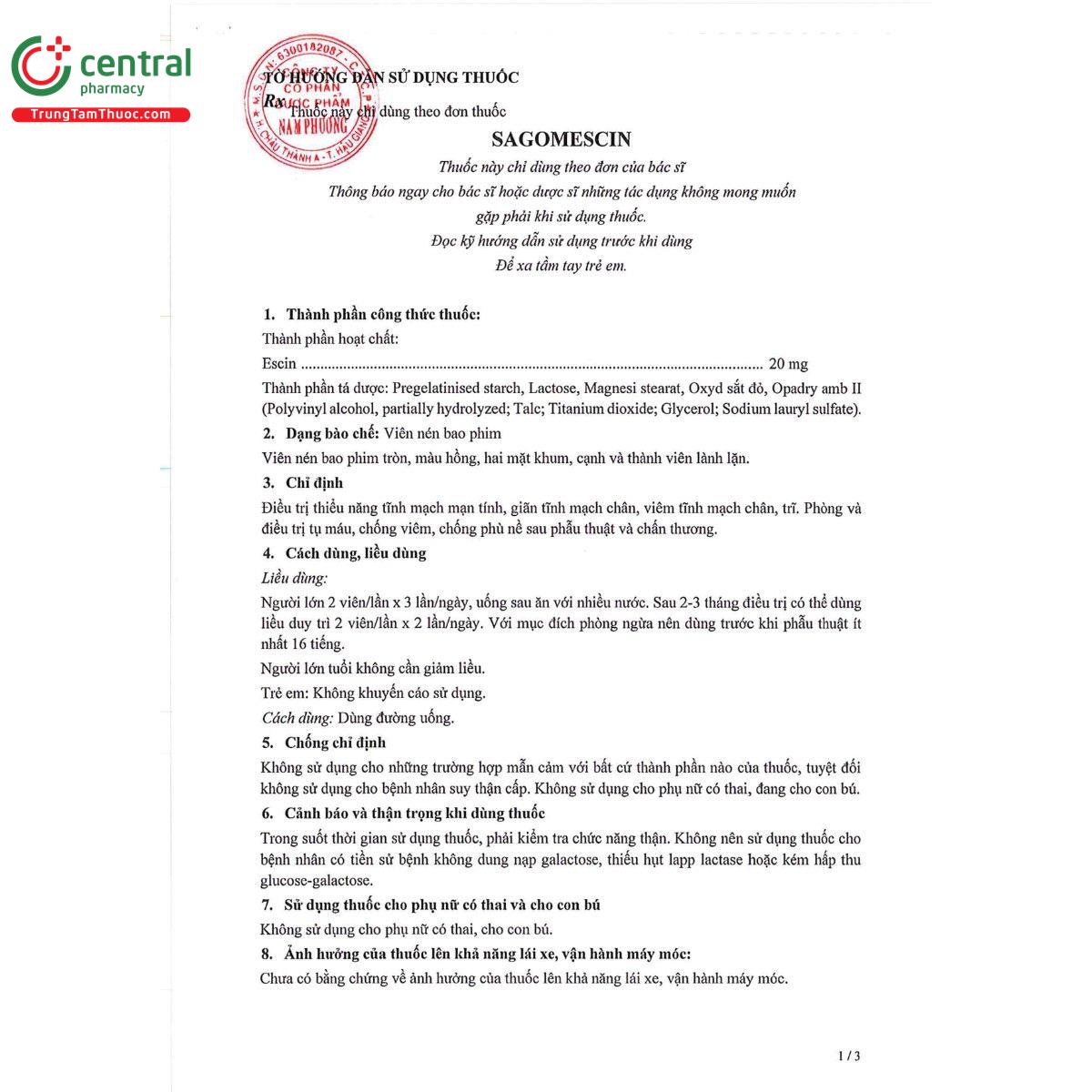 thuoc sagomescin 20mg 4 B0630