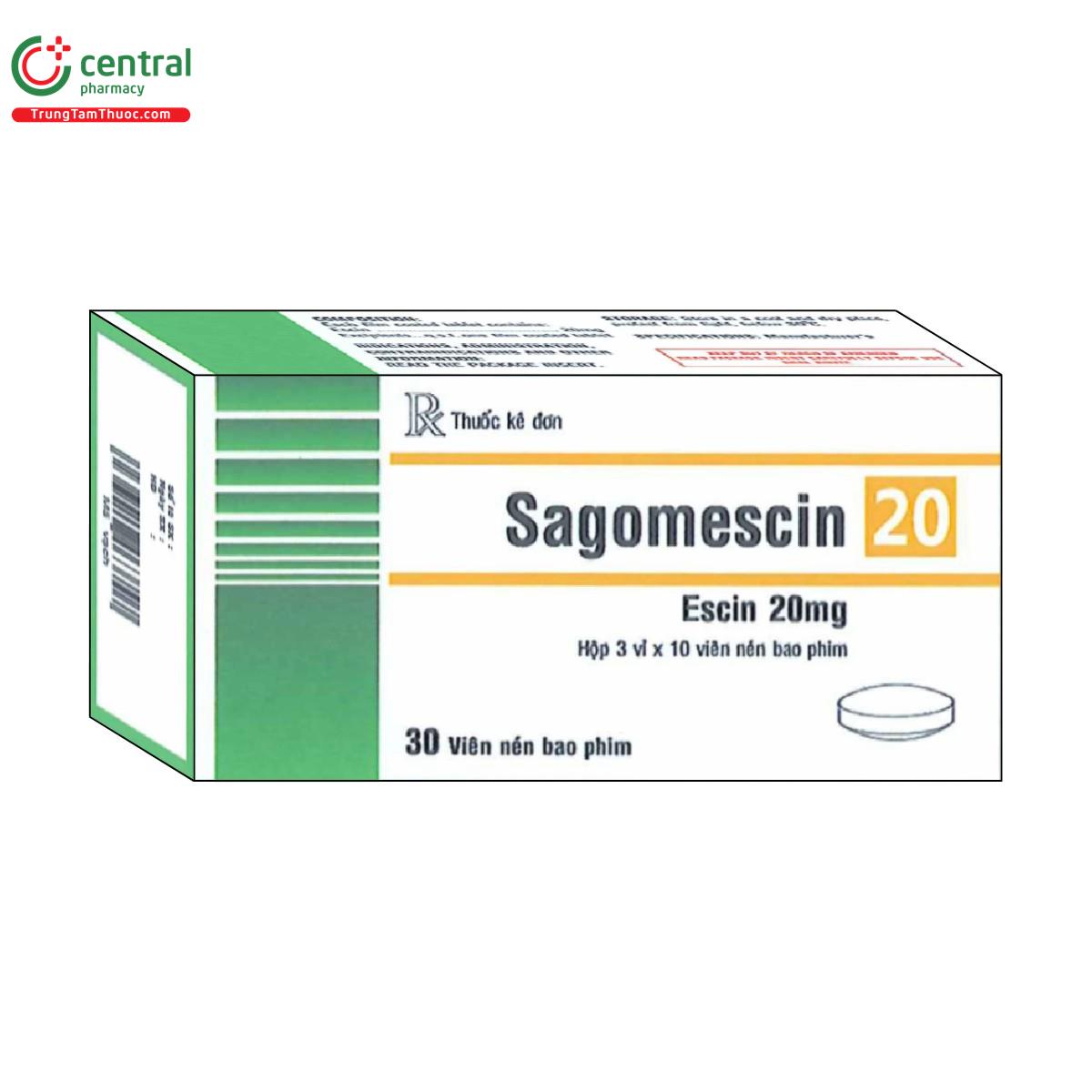 thuoc sagomescin 20mg D1644