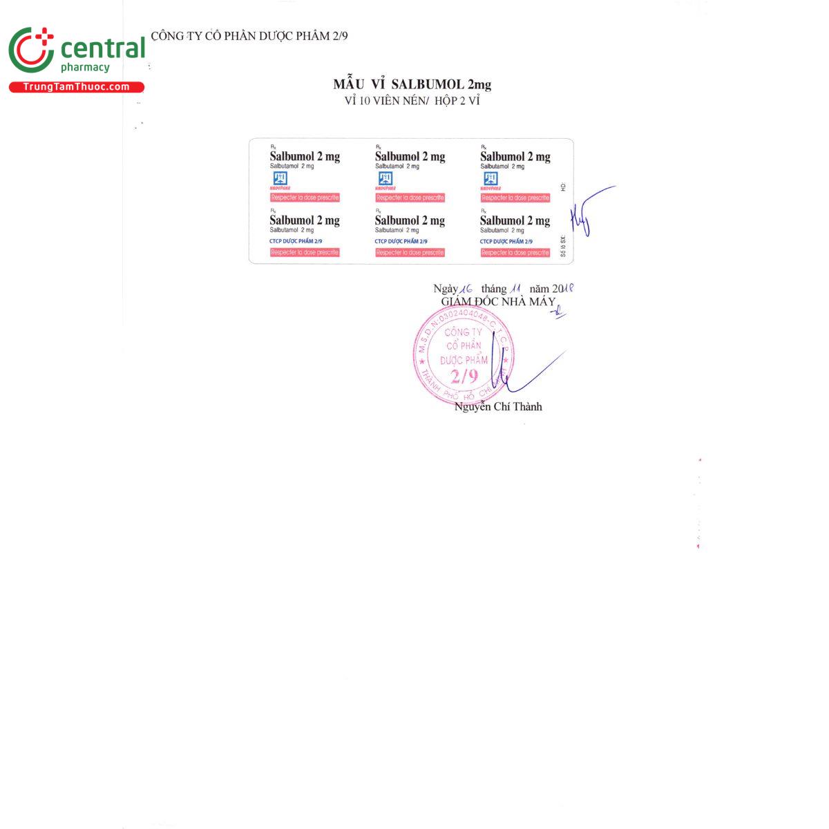 thuoc salbumol 2mg nadyphar 4 J3714 thuoc salbumol 2mg nadyphar 4 J3714