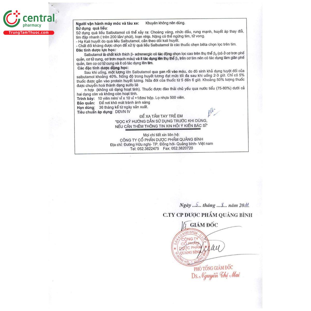 thuoc salbutamol 2mg quapharco 4 D1025
