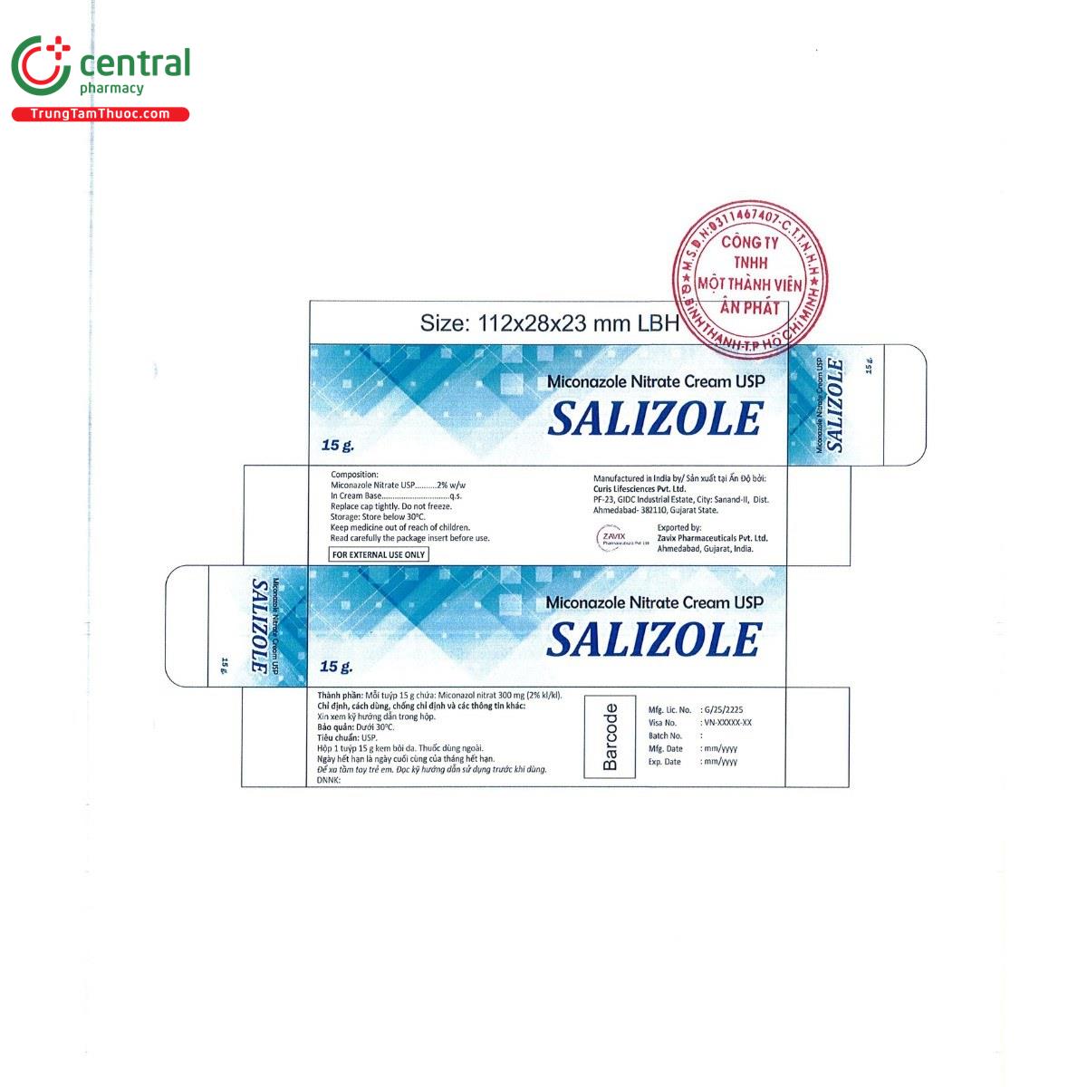 thuoc salizole 2 4 E1345 thuoc salizole 2 4 E1345