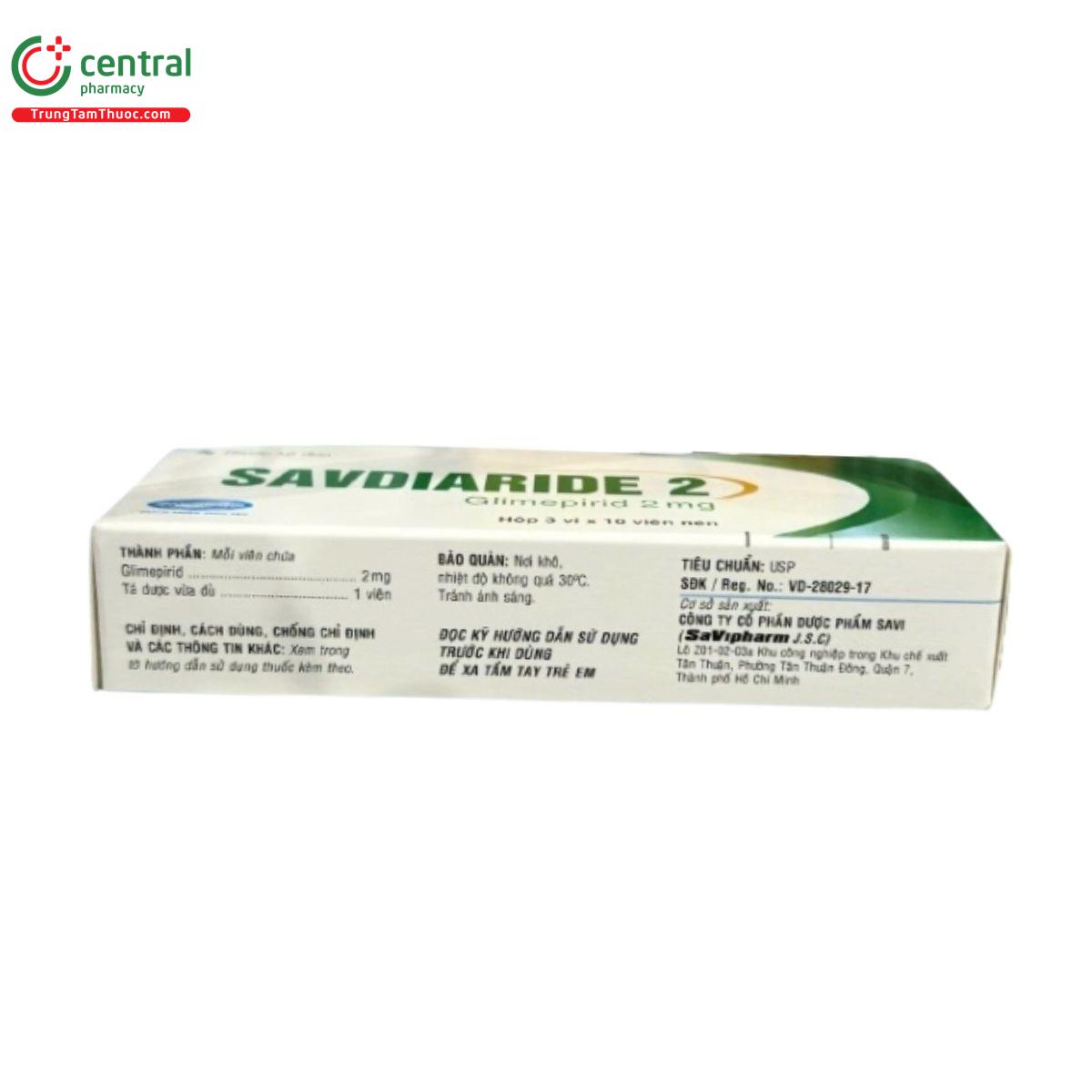 thuoc savdiaride 2 3 L4652 thuoc savdiaride 2 3 L4652